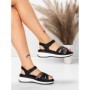 Sandale Dama cu Platforma 5GS59 BLACK | MEI