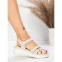 Sandale Dama cu Platforma 5GS59 BEIGE | MEI