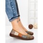 Balerini Dama din piele naturala 2211-1 APRICOT-GREEN | BERLINER