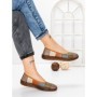 Balerini Dama din piele naturala 2211-1 APRICOT-GREEN | BERLINER