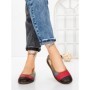 Balerini Dama din piele naturala 2211-1 BLACK-RED | BERLINER