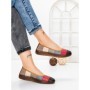 Balerini Dama din piele naturala 2211-1 BLACK-RED | BERLINER