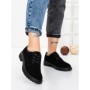 Pantofi Casual Dama din piele naturala 3218H01 BLACK | FORMAZIONE