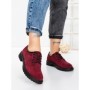 Pantofi Casual Dama din piele naturala 3218H01 WINE | FORMAZIONE