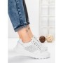 Pantofi Casual Dama din piele naturala K250-1 WHITE | GALLOP