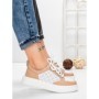 Pantofi Casual Dama din piele naturala KD87982 PINK | GALLOP