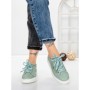 Pantofi Casual Dama din piele naturala KD87981 GREEN | BERLINER