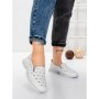 Balerini Dama din piele naturala K242-4 WHITE | GALLOP
