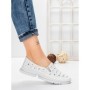 Balerini Dama din piele naturala K242-4 WHITE | GALLOP