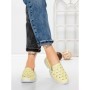Balerini Dama din piele naturala K242-4 YELLOW | GALLOP