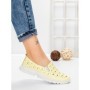 Balerini Dama din piele naturala K242-4 YELLOW | GALLOP
