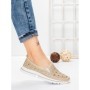 Balerini Dama din piele naturala K242-4 APRICOT | GALLOP