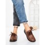 Pantofi Casual Dama din piele naturala 231151 BROWN | GALLOP