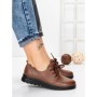 Pantofi Casual Dama din piele naturala 231151 BROWN | GALLOP