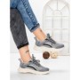 Pantofi Sport Dama din piele naturala 66916-5 GREY | STEPHANO