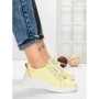 Pantofi Casual Dama din piele naturala K243-1 YELLOW | GALLOP