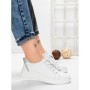 Pantofi Casual Dama din piele naturala K243-1 WHITE | GALLOP