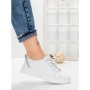 Pantofi Casual Dama din piele naturala K243-1 WHITE | GALLOP