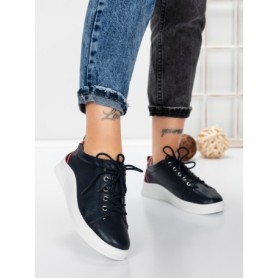 Pantofi Casual Dama din piele naturala K243-1 DARK BLUE | GALLOP