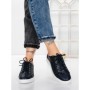 Pantofi Casual Dama din piele naturala K243-1 DARK BLUE | GALLOP