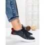Pantofi Casual Dama din piele naturala K243-1 DARK BLUE | GALLOP