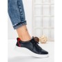 Pantofi Casual Dama din piele naturala K243-1 DARK BLUE | GALLOP