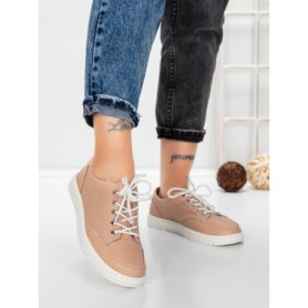 Pantofi Casual Dama din piele naturala K251-1 PINK | GALLOP