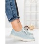 Pantofi Casual Dama din piele naturala K251-1 LIGHT BLUE | GALLOP