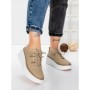 Pantofi Casual Dama din piele naturala K244-1 APRICOT | GALLOP