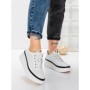 Pantofi Casual Dama din piele naturala K244-1 WHITE | GALLOP