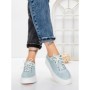 Pantofi Casual Dama din piele naturala K244-1 LIGHT BLUE | GALLOP