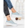 Pantofi Casual Dama din piele naturala K244-1 LIGHT BLUE | GALLOP