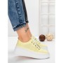 Pantofi Casual Dama din piele naturala K244-1 YELLOW | GALLOP