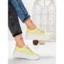 Pantofi Casual Dama din piele naturala K244-1 YELLOW | GALLOP
