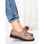 Pantofi Casual Dama din piele naturala 1753Q12 CAMEL | STEPHANO