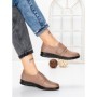 Pantofi Casual Dama din piele naturala 1753Q12 CAMEL | STEPHANO
