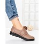 Pantofi Casual Dama din piele naturala 1753Q12 CAMEL | STEPHANO