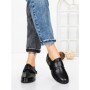 Pantofi Casual Dama din piele naturala 1753Q12 BLACK | STEPHANO