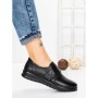Pantofi Casual Dama din piele naturala 1753Q12 BLACK | STEPHANO