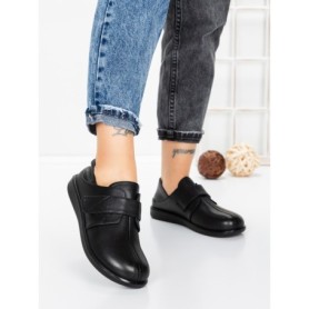Pantofi Casual Dama din piele naturala 3207Q08 BLACK | BERLINER