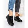 Pantofi Casual Dama din piele naturala 3113Q02 BLACK | STEPHANO