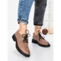 Pantofi Casual Dama din piele naturala 3218Q05 CAMEL | BERLINER