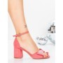 Sandale Dama cu Toc Gros 5XKK90 ROSE | MEI