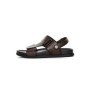 Sandale Barbati din piele naturala S12125 COFFEE | ADVANCER