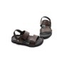 Sandale Barbati din piele naturala S12125 COFFEE | ADVANCER