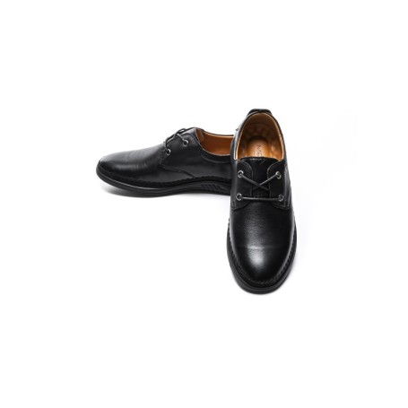 Pantofi Casual Barbati din piele naturala 23535 BLACK | MELS