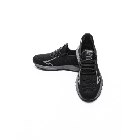 Pantofi Sport Barbati din piele naturala D033 BLACK | MELS
