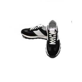 Pantofi Sport Barbati din piele naturala 68010 BLACK | STEPHANO