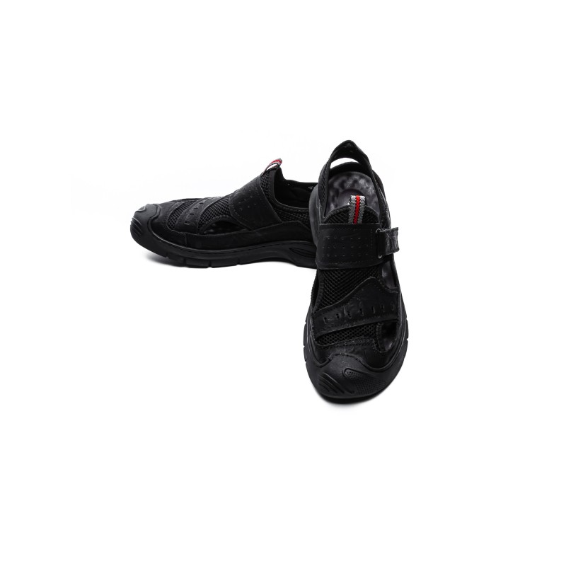 Sandale Barbati din piele naturala 2311 BLACK | MELS