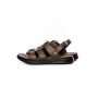 Sandale Barbati din piele naturala 95017 GREY | MELS